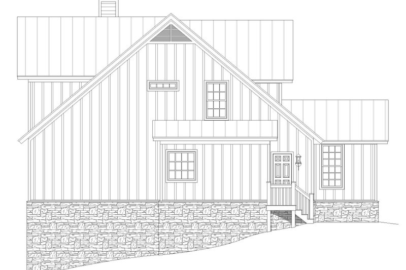 House Blueprint - Exterior - Other Elevation for Traditional House Plan #932-513 - 3 bed, 2.5 bath