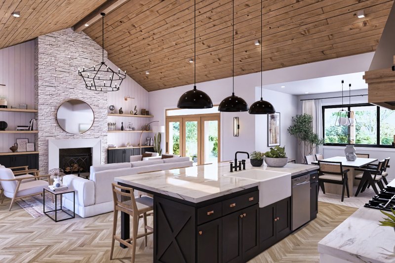 House Design - Interior - Other 1 for Farmhouse House Plan #119-473 - 3 bed, 3.5 bath