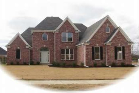 Exterior - Front Elevation for European House Plan #81-1013 - 3 bed, 2.5 bath