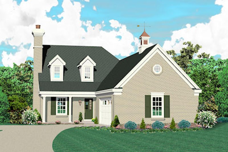 Traditional Style House Plan - 3 Beds 2.5 Baths 1519 Sq/Ft Plan #81-13771