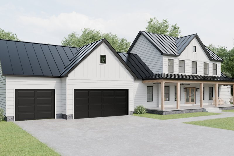 House Blueprint - Exterior - Front Elevation 5 for Farmhouse House Plan #1089-31 - 3 bed, 2.5 bath