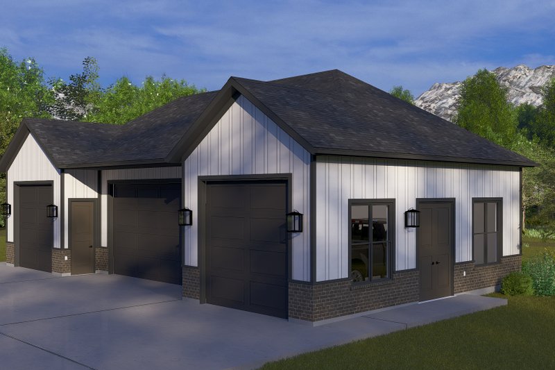 House Blueprint - Exterior - Front Elevation 7 for Traditional House Plan #1060-275, 0 bath
