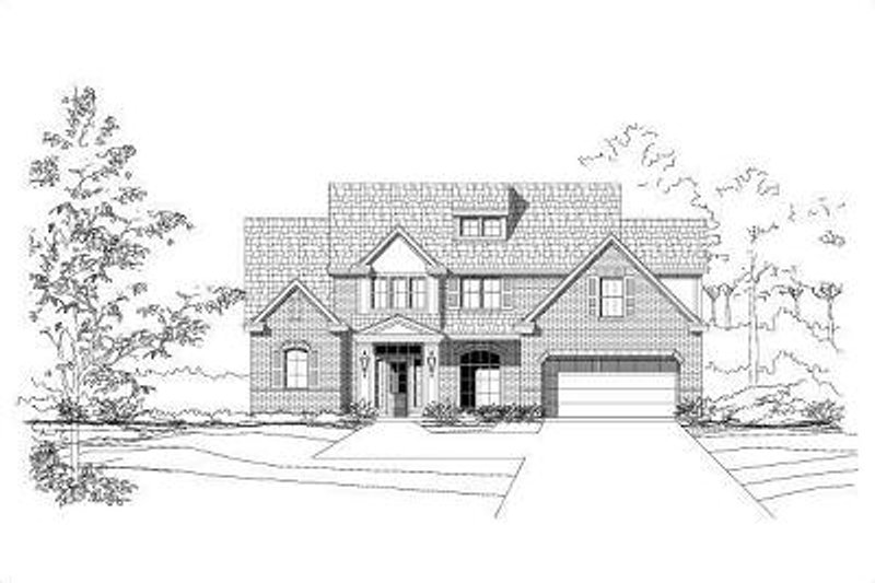 Traditional Style House Plan - 4 Beds 3 Baths 2932 Sq/Ft Plan #411-275