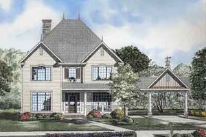 Traditional Exterior - Front Elevation Plan #17-2101