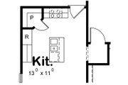 Traditional Style House Plan - 2 Beds 2 Baths 1327 Sq/Ft Plan #20-2342 