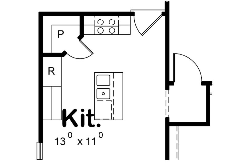Dream House Plan - Optional Kitchen
