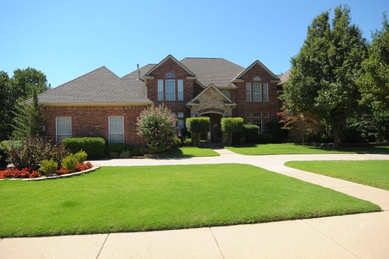 Exterior - Front Elevation for European House Plan #65-167 - 5 bed, 3.5 bath