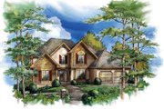 Traditional Style House Plan - 3 Beds 2.5 Baths 2270 Sq/Ft Plan #71-112 