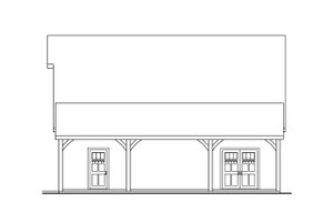 Exterior - Other Elevation for Craftsman House Plan #124-1235, 0 bath