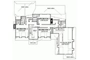 Colonial Style House Plan - 4 Beds 4 Baths 3493 Sq/Ft Plan #137-134 
