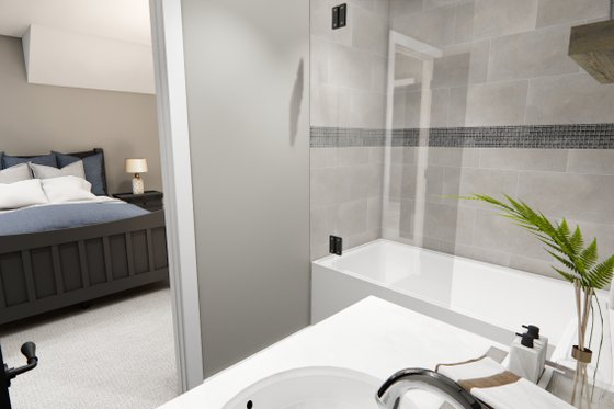 Interior - Bathroom 3 for Farmhouse House Plan #51-1371 - 4 bed, 3.5 bath