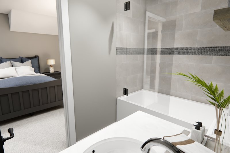 Home Plan - Interior - Bathroom 3 for Farmhouse House Plan #51-1371 - 4 bed, 3.5 bath