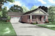 Southern Style House Plan - 3 Beds 2 Baths 1250 Sq/Ft Plan #17-622 