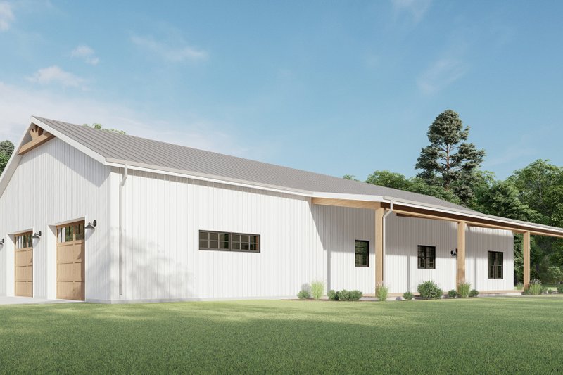 House Design - Exterior - Other Elevation 7 for Barndominium House Plan #1092-40 - 4 bed, 2.5 bath