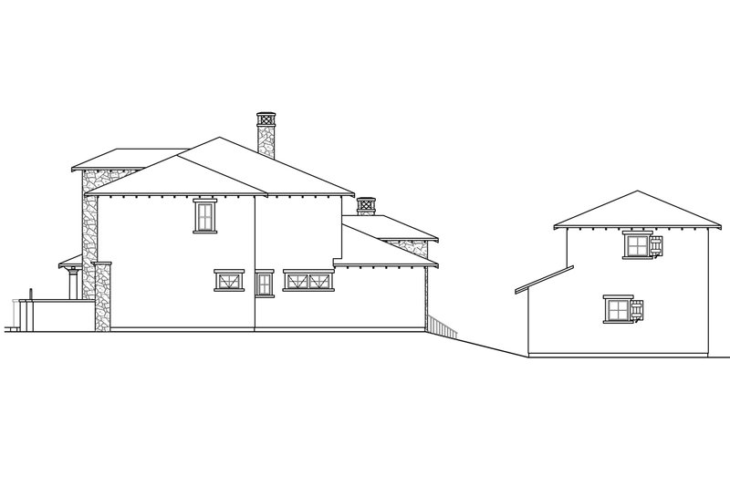 Home Plan - Exterior - Other Elevation 1 for Craftsman House Plan #124-607 - 5 bed, 7 bath