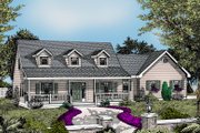 Country Style House Plan - 3 Beds 2.5 Baths 1830 Sq/Ft Plan #101-201 