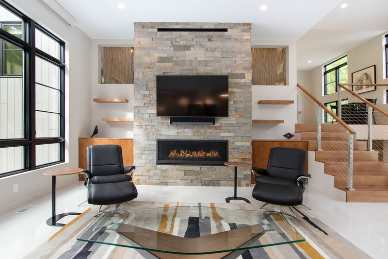 House Design - Interior - Family Room 2 for Contemporary House Plan #928-343 - 3 bed, 2.5 bath