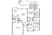 European Style House Plan - 4 Beds 2 Baths 2588 Sq/Ft Plan #424-412 