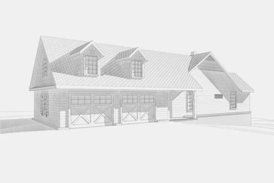 Exterior - Other Elevation for Cabin House Plan #123-113 - 4 bed, 3.5 bath
