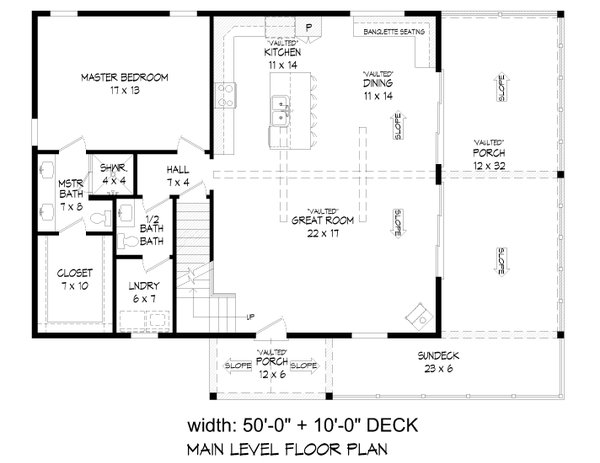Dream House Plan - Traditional Floor Plan - Main Floor Plan #932-463