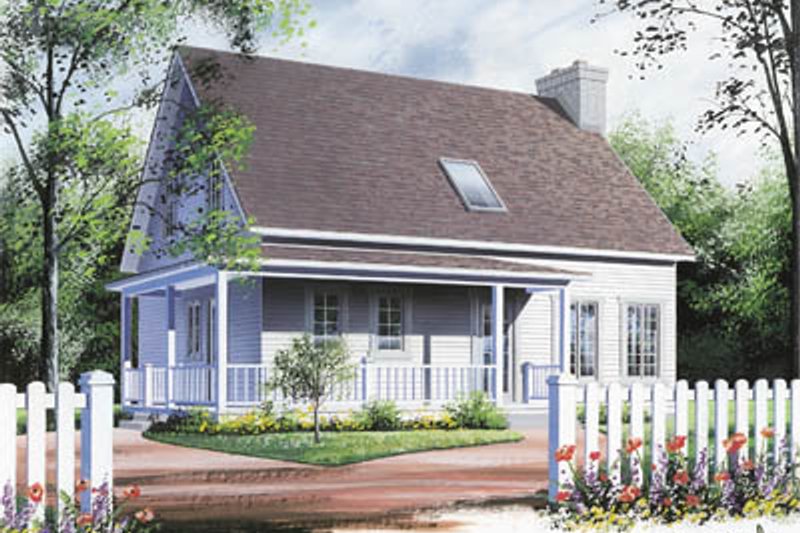 Dream House Plan - Traditional Exterior - Front Elevation Plan #23-222
