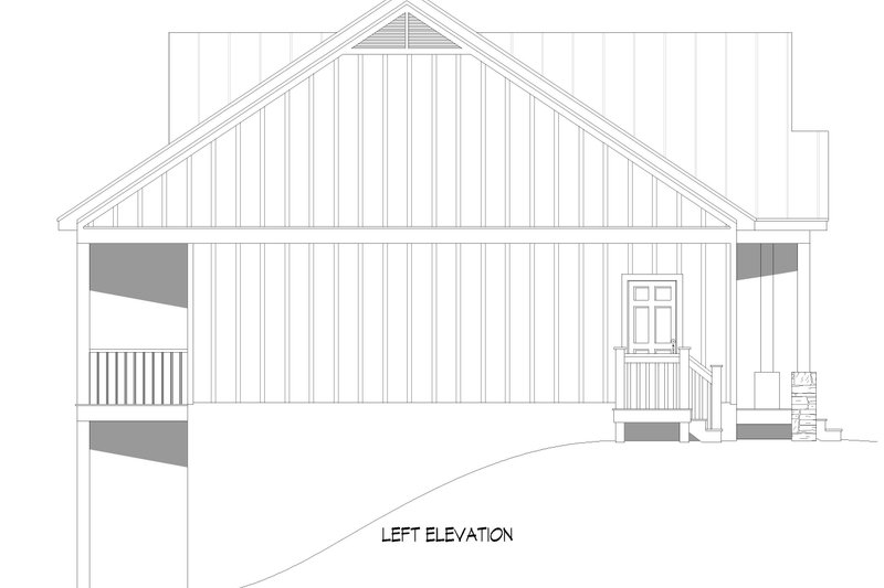 House Plan Design - Exterior - Other Elevation for Barndominium House Plan #932-1421 - 3 bed, 2 bath