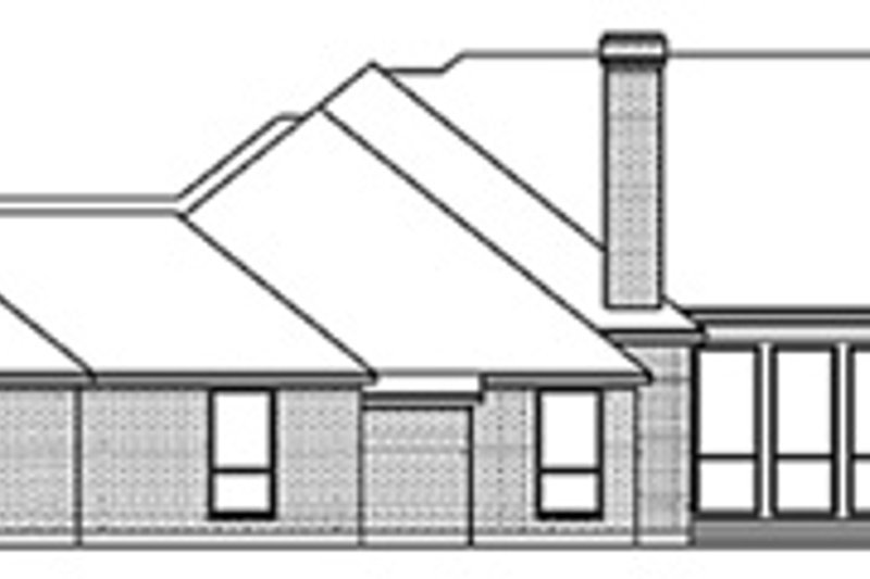 Dream House Plan - Exterior - Rear Elevation for European House Plan #84-259 - 4 bed, 3 bath