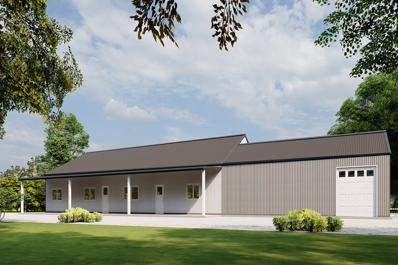 Home Plan - Exterior - Other Elevation 5 for Barndominium House Plan #1107-12 - 5 bed, 3.5 bath