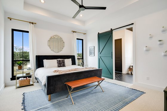 Interior - Master Bedroom for Farmhouse House Plan #430-156 - 4 bed, 2.5 bath