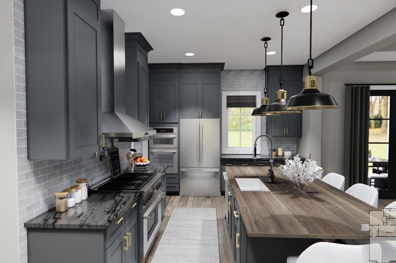 Dream House Plan - Interior - Kitchen 1 for Farmhouse House Plan #51-1221 - 4 bed, 3 bath