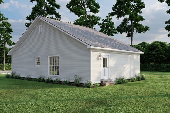 Exterior - Rear Elevation 1 for Cottage House Plan #923-325 - 3 bed, 2 bath