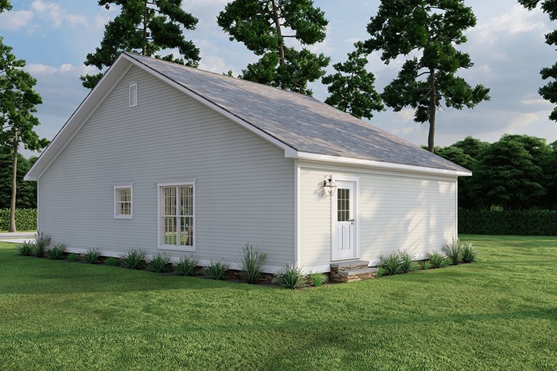 House Design - Exterior - Rear Elevation 1 for Cottage House Plan #923-325 - 3 bed, 2 bath
