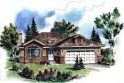 Traditional Style House Plan - 3 Beds 2 Baths 1206 Sq/Ft Plan #18-181 