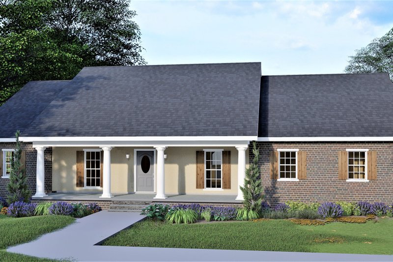 Architectural House Design - Exterior - Other Elevation for Traditional House Plan #44-122 - 4 bed, 3 bath