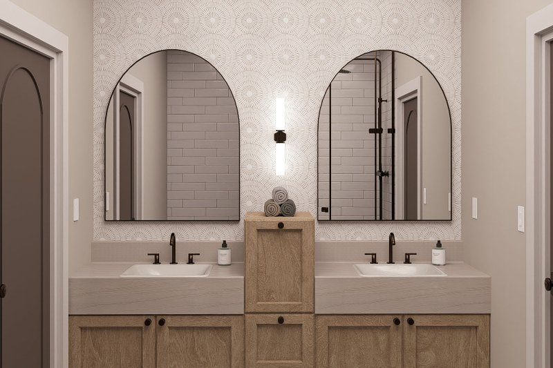 Architectural House Design - Interior - Master Bathroom for Traditional House Plan #455-227 - 3 bed, 2 bath