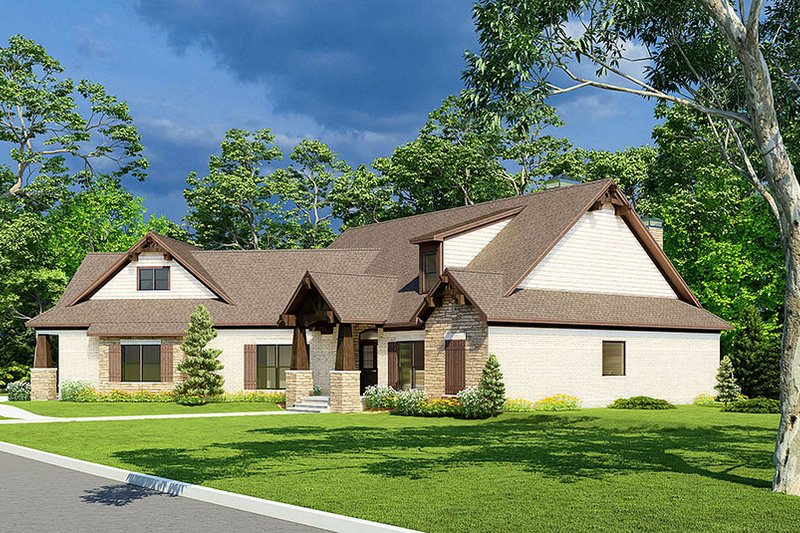 Home Plan - Exterior - Front Elevation 6 for Craftsman House Plan #17-2569 - 3 bed, 2.5 bath