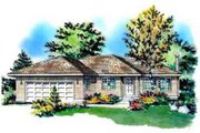 Traditional Style House Plan - 3 Beds 2 Baths 1346 Sq/Ft Plan #18-334 