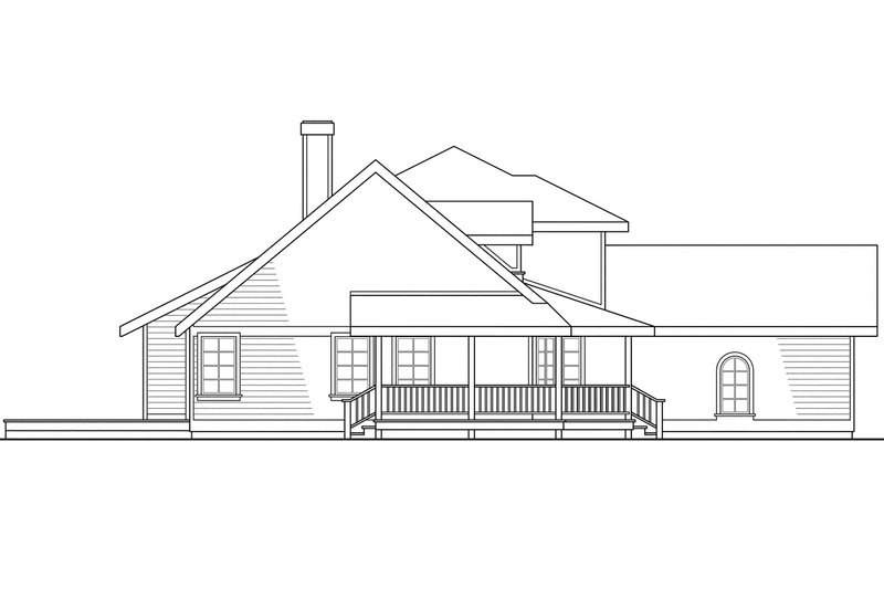 Home Plan - Exterior - Other Elevation for Farmhouse House Plan #124-400 - 3 bed, 2.5 bath