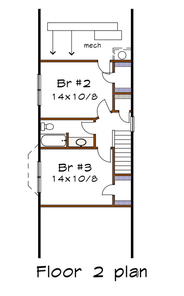 Architectural House Design - Cottage Floor Plan - Lower Floor Plan #79-176