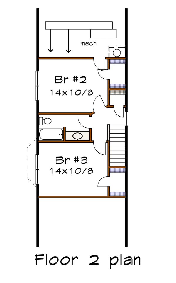 Cottage Floor Plan - Lower Floor Plan #79-176