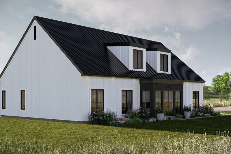 Home Plan - Exterior - Other Elevation 3 for Barndominium House Plan #455-459 - 2 bed, 2 bath