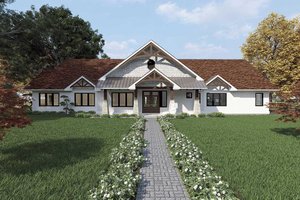 Farmhouse Exterior - Front Elevation Plan #1101-26