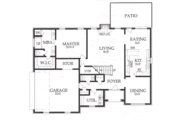 European Style House Plan - 3 Beds 2.5 Baths 2117 Sq/Ft Plan #15-201 