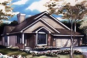 Traditional Exterior - Front Elevation Plan #320-481