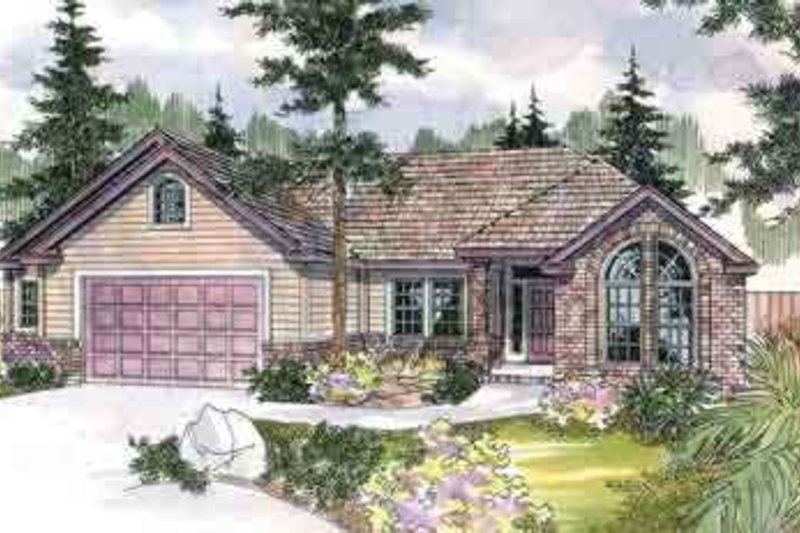 Dream House Plan - Exterior - Front Elevation Plan #124-531