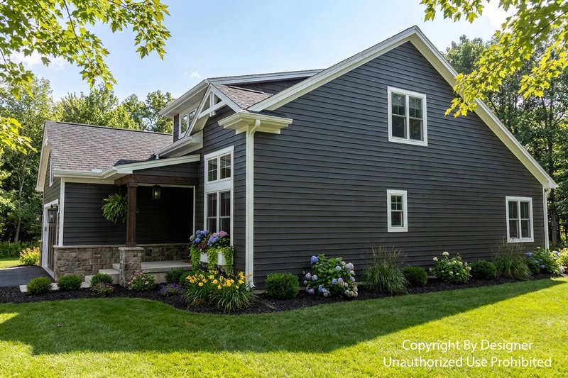 House Plan Design - Exterior - Front Elevation 4 for Craftsman House Plan #51-1537 - 3 bed, 2.5 bath