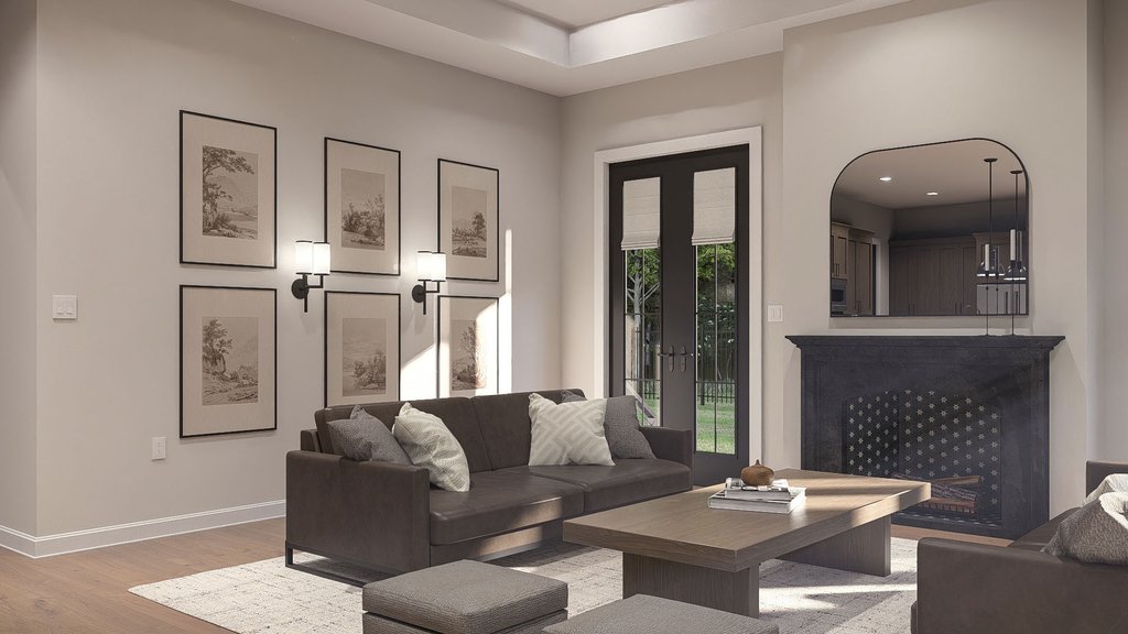 Interior - Family Room 2 for Cottage House Plan #455-778 - 3 bed, 2.5 bath