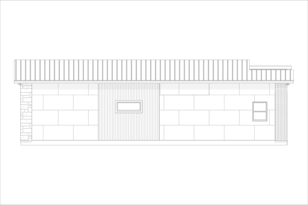 Exterior - Other Elevation 2 for Modern House Plan #1127-17 - 3 bed, 2.5 bath