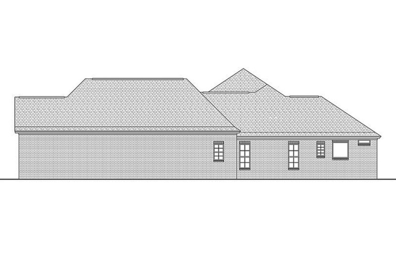 Home Plan - Right Side Elevation