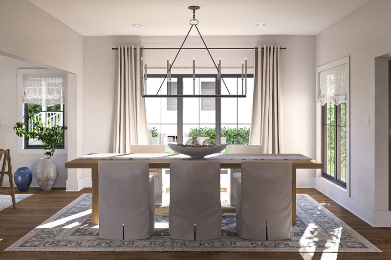 Home Plan - Interior - Dining Room for Farmhouse House Plan #455-812 - 3 bed, 3 bath